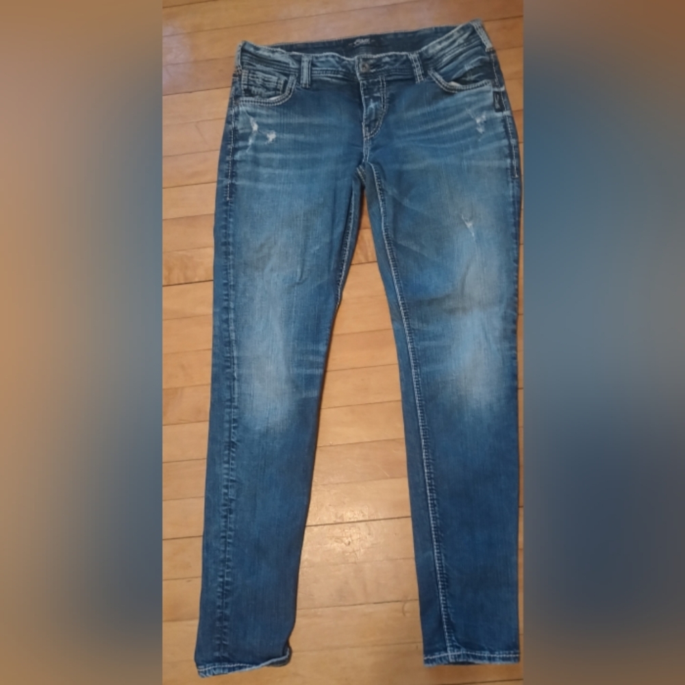 Women's Jeans- Silver Girlfriend